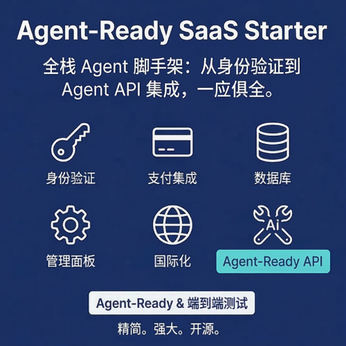 开源一个 Agent CLI Ready 的 SaaS 脚手架