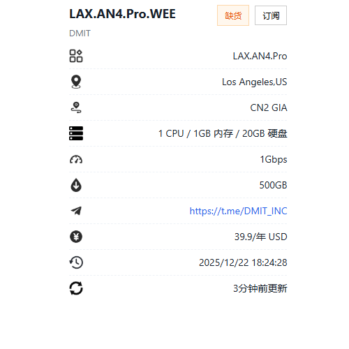 VPSME-缺货订阅补货提醒