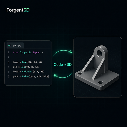 Forgent3D 本地 AI CAD