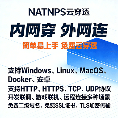 NATNPS云穿透，免费内网穿透